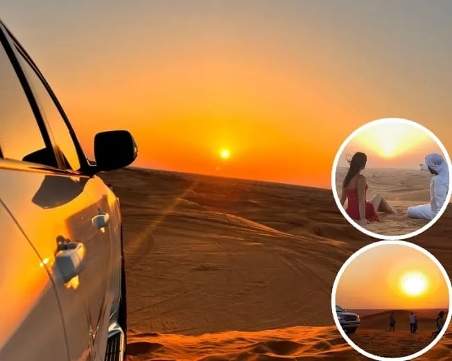 Camel Ride During Sunrise Desert Safari